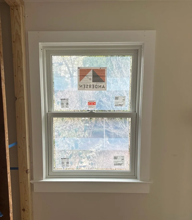 Andersen 400 Series Woodwright double hung window replaced in Norwalk,CT